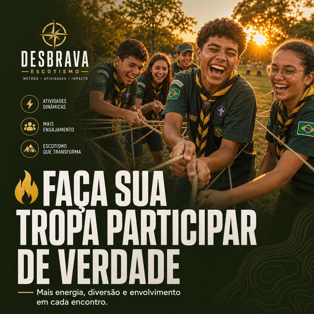 Faça sua tropa participar de verdade